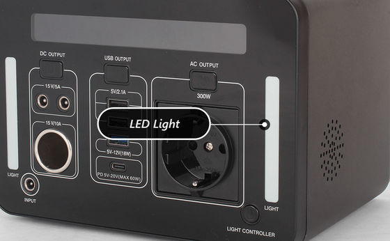 옥외 110v 300wh 300w 휴대용 발전기/작은 휴대용 발전소