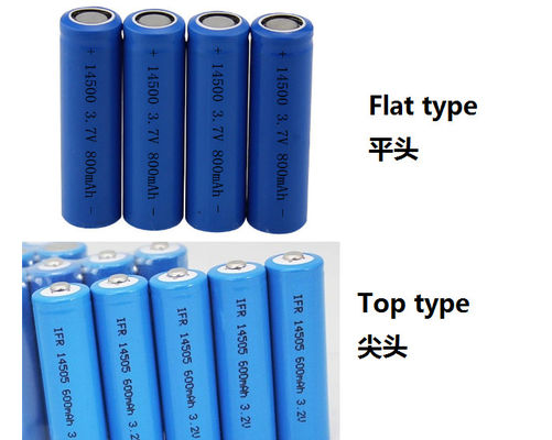 14500 3.2V600mah 리튬 LiFePO4 배터리