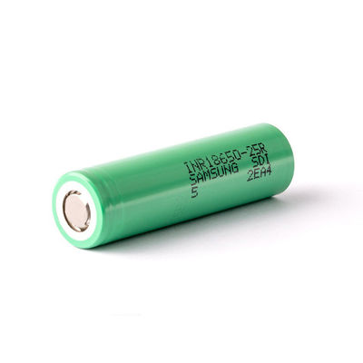20A 3.6 V 2500mah 배터리 18650 리튬 충전식 배터리 INR18650-25R 보호됨