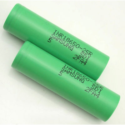 20A 3.6 V 2500mah 배터리 18650 리튬 충전식 배터리 INR18650-25R 보호됨
