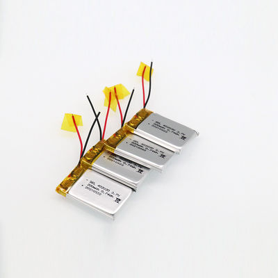전기 모터용 리튬 폴리머 충전지 3.7v 200mAh
