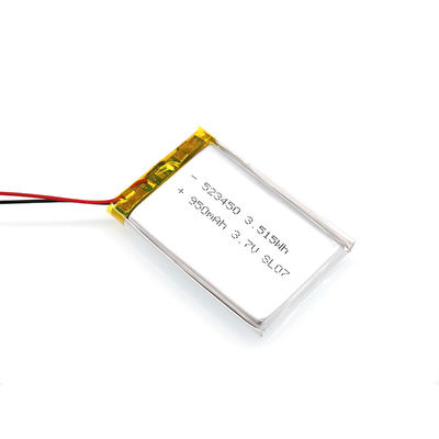 Mp3 Mp4 헤드폰을 위한 OEM ODM 852940 3.7v950mah 리튬 이온 중합체 건전지
