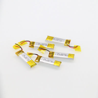 IEC61233 표준 3.7V80mAh 리튬 이온 폴리머 배터리 스마트 웨어러블 제품
