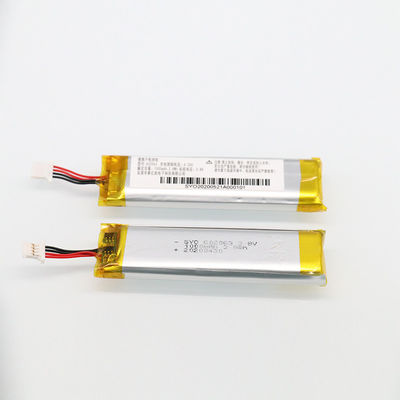 똑똑한 스포츠 팔찌를 위한 500830 100mAh 3.8 V 리튬 이온 중합체 건전지