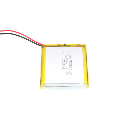 정연한 재충전용 리튬 이온 중합체 건전지 팩 3.7 V 3000mAh 11.1Wh