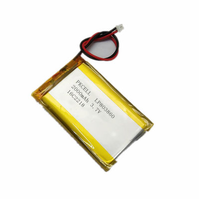 5mm UL 세륨을 가진 고열 리튬 이온 건전지 3.7 V 200mah Lipo 건전지