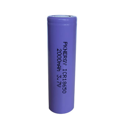 SGS 재충전용 고열 리튬 이온 건전지 3.7 V 2000mah 3.6V 18650