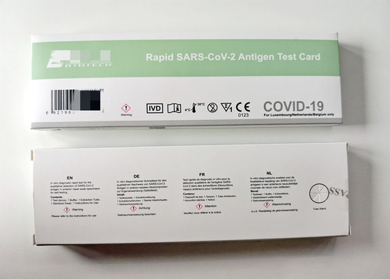사용하기가 쉬운 급류 SARS-CoV-2 항원 시험 카드 (자기 진단), 빠른 시험 키트